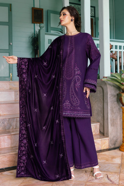 Naqshi | Nuri Khaddar Velvet Marina | Ishana - House Of Hania