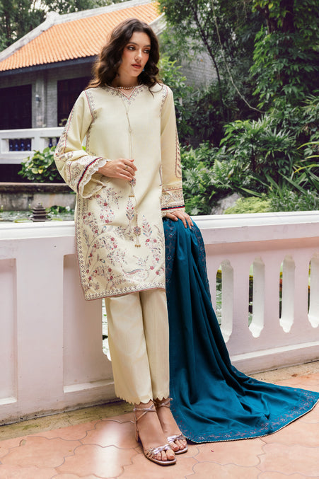 Naqshi | Nuri Khaddar Velvet Marina | Mujeeba - House Of Hania