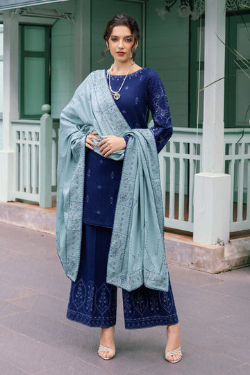 Naqshi | Nuri Khaddar Velvet Marina | Nourhan - House Of Hania