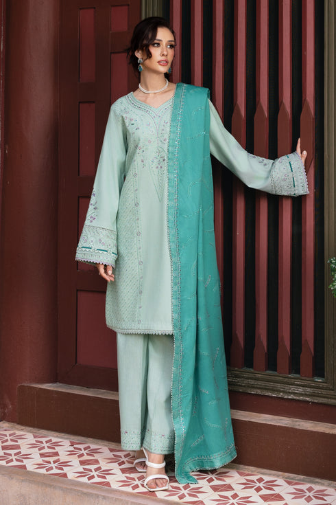 Naqshi | Nuri Khaddar Velvet Marina | Salsabeel - House Of Hania