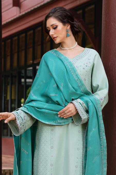 Naqshi | Nuri Khaddar Velvet Marina | Salsabeel - House Of Hania