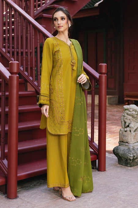 Naqshi | Nuri Khaddar Velvet Marina | Shanara - House Of Hania