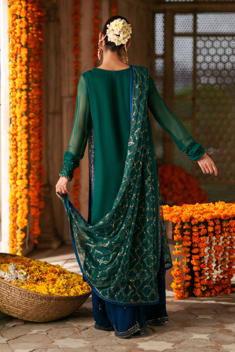 Naqshi | Zariah Crinkle Collection | Anfa - House Of Hania