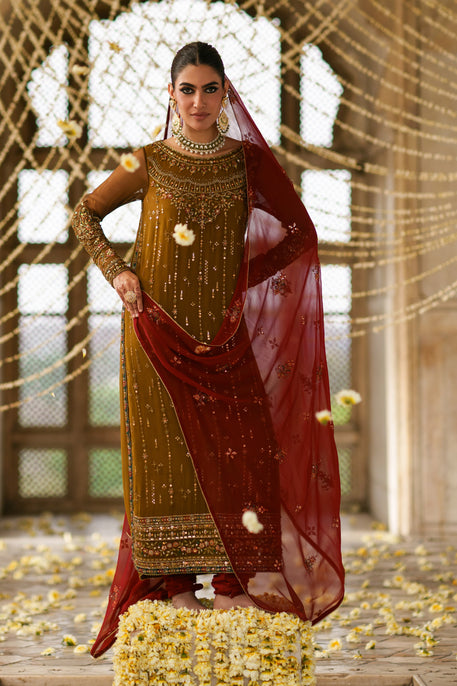 Naqshi | Zariah Crinkle Collection | Huzaim - House Of Hania