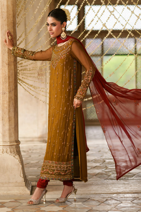 Naqshi | Zariah Crinkle Collection | Huzaim - House Of Hania