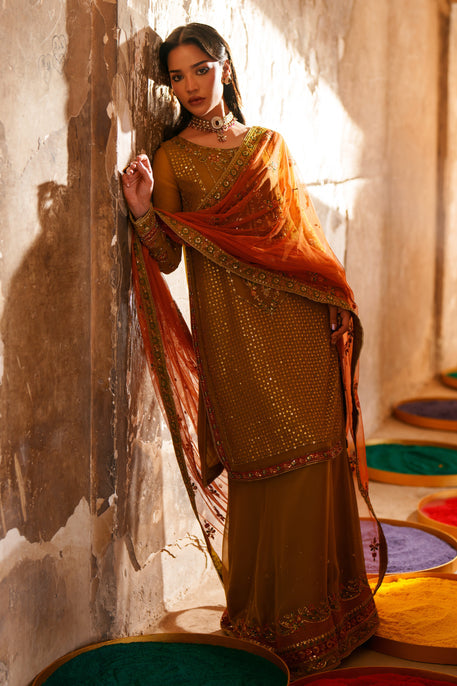 Naqshi | Zariah Crinkle Collection | Maahid - House Of Hania