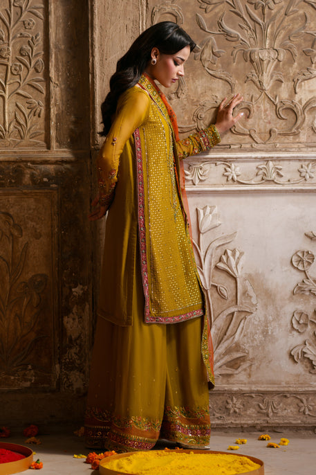Naqshi | Zariah Crinkle Collection | Maahid - House Of Hania
