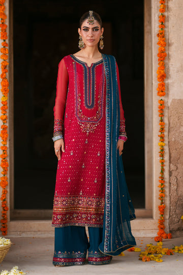 Naqshi | Zariah Crinkle Collection | Shazim - House Of Hania