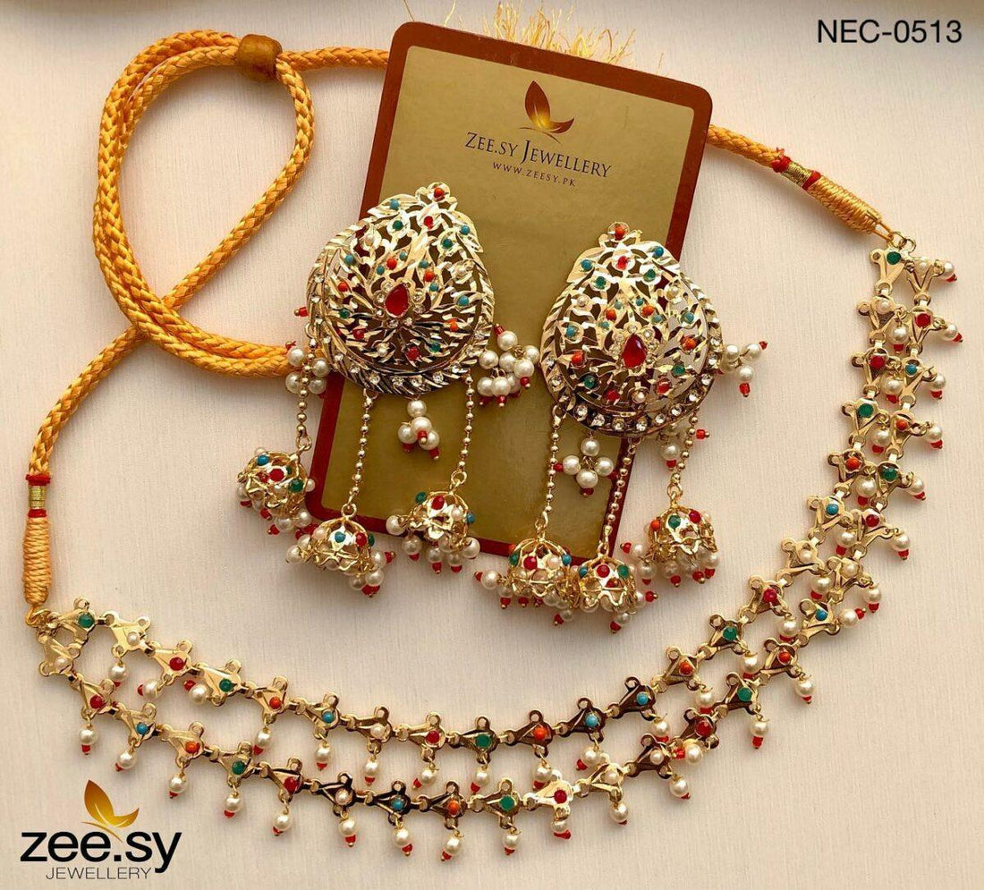 Nauratan Necklace-0513 - House Of Hania