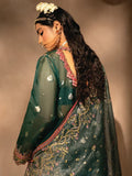 Nayab by Myeesha Embroidered Organza Unstitched 3Pc Suit MF23-02 Zamorad - House Of Hania