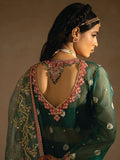 Nayab by Myeesha Embroidered Organza Unstitched 3Pc Suit MF23-02 Zamorad - House Of Hania