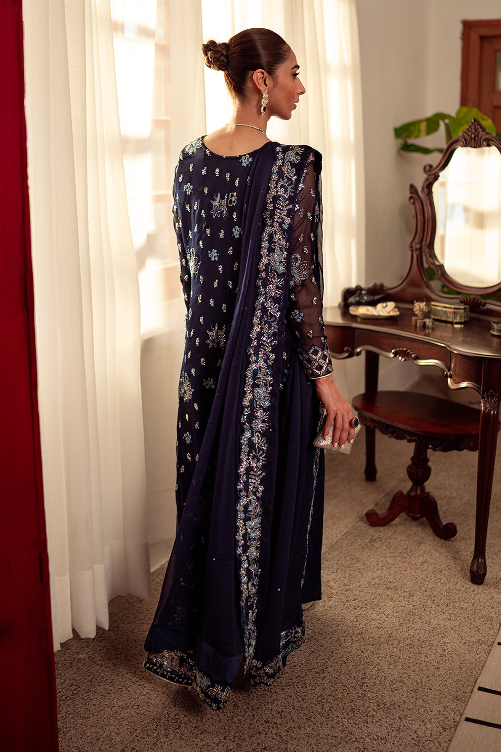 Neeshay | Dastaan Luxury Chiffon | Neelam - House Of Hania