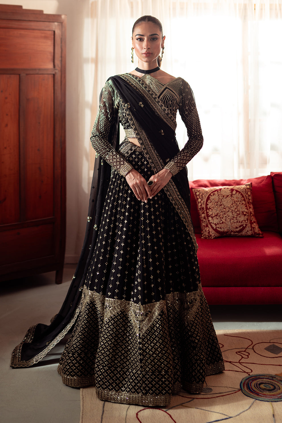 Neeshay | Dastaan Luxury Chiffon | Sunehri - House Of Hania