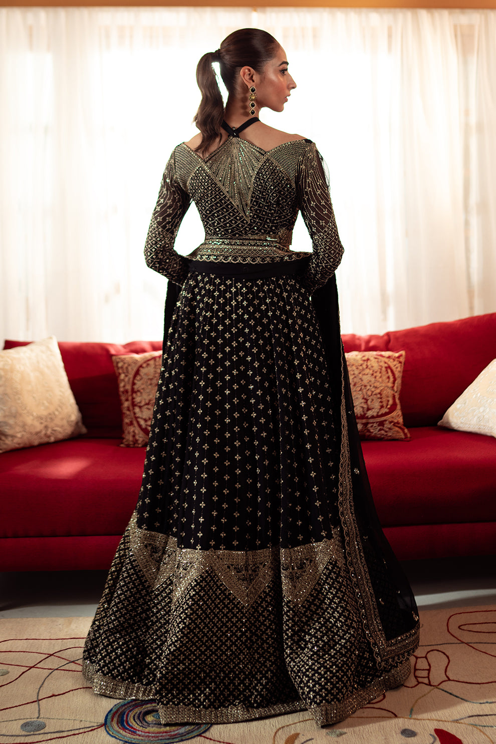 Neeshay | Dastaan Luxury Chiffon | Sunehri - House Of Hania