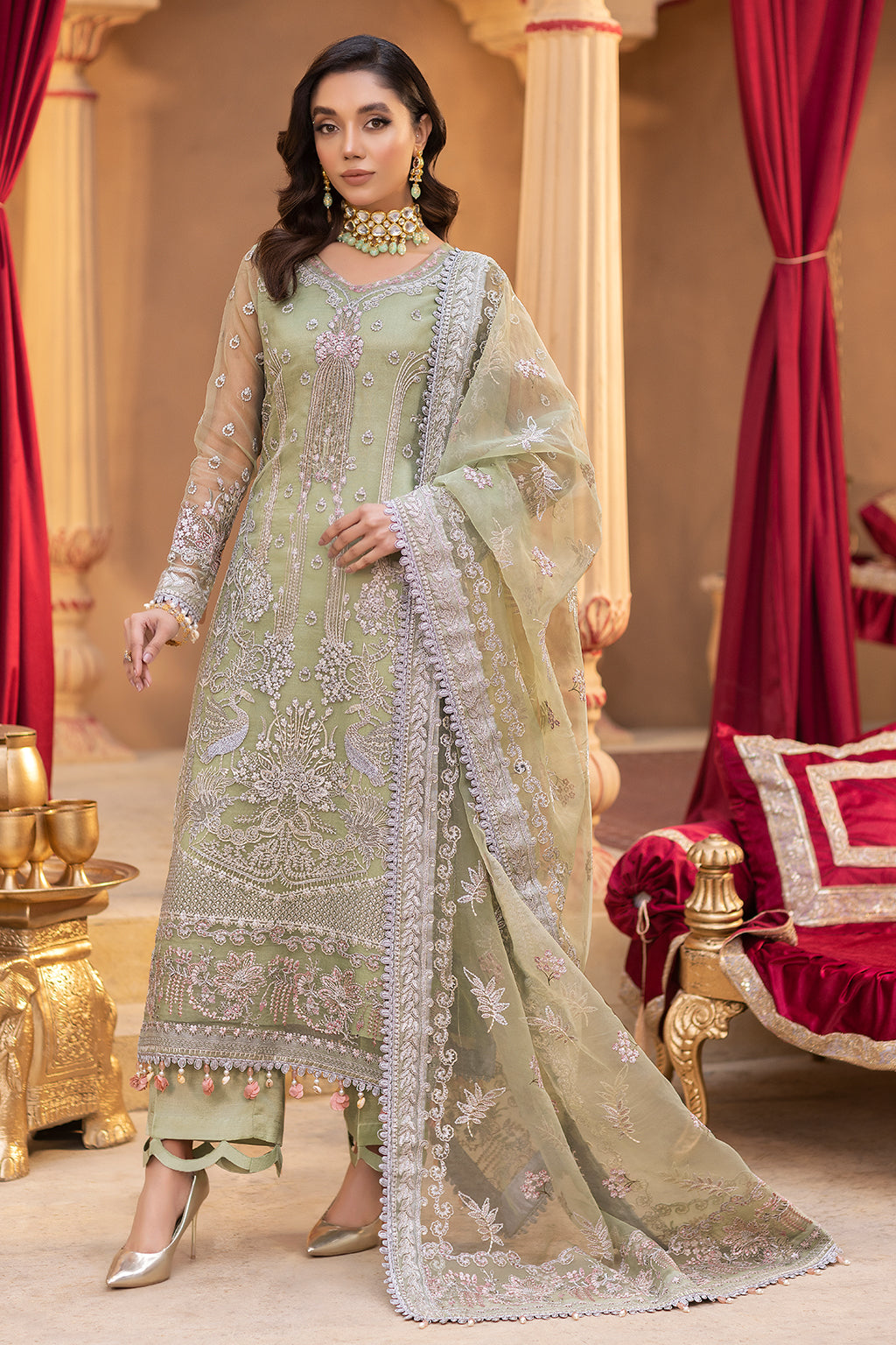 Neeshay | Dastgah Festive Formals | RANG-E-BAHAR - House Of Hania