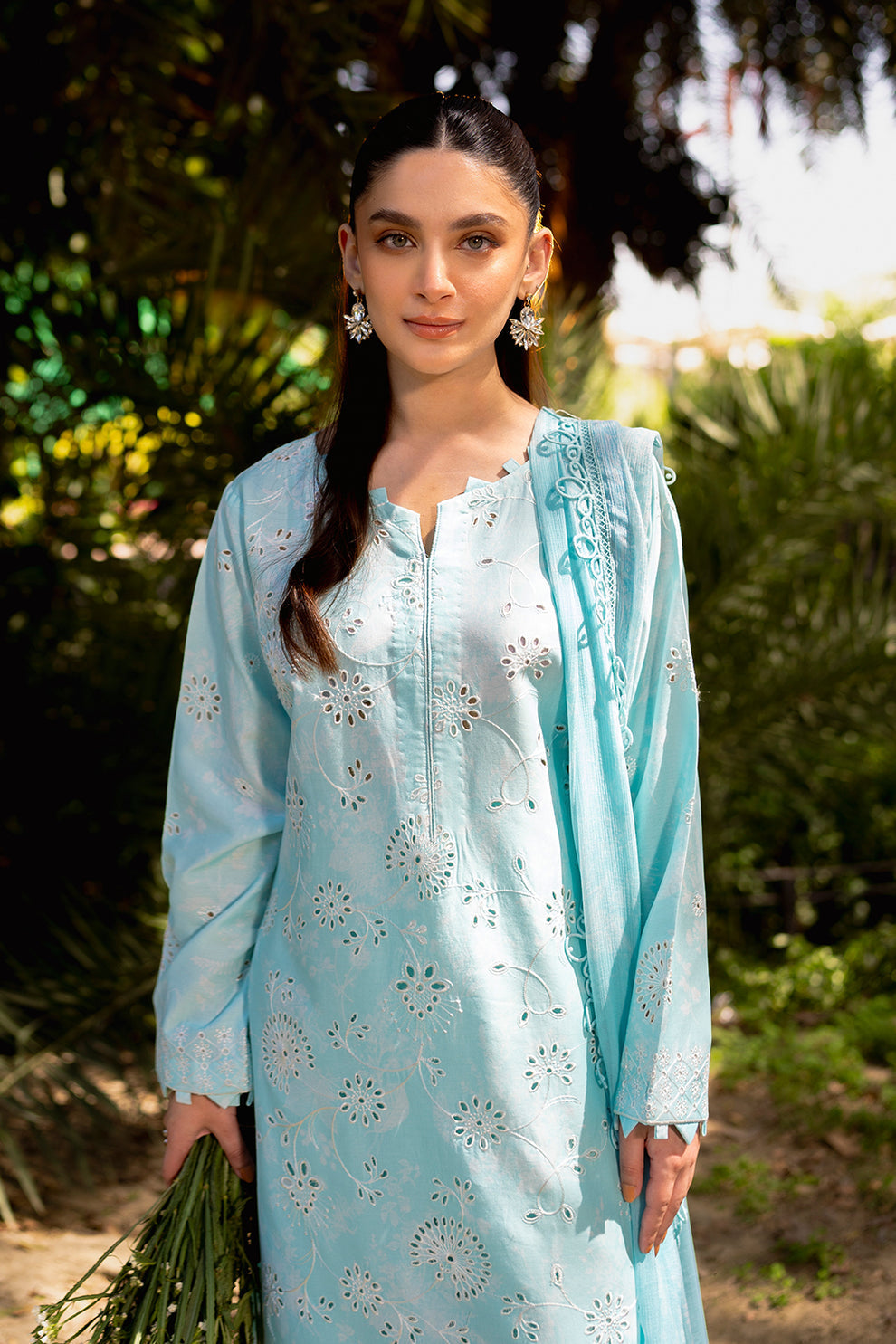 Neeshay | Summer Lines Printkari | OASIS - House Of Hania