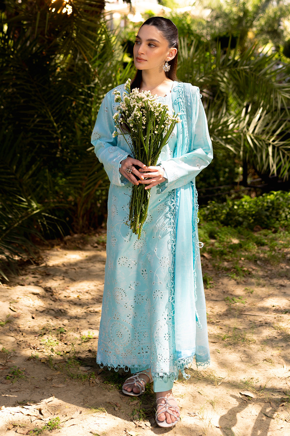 Neeshay | Summer Lines Printkari | OASIS - House Of Hania