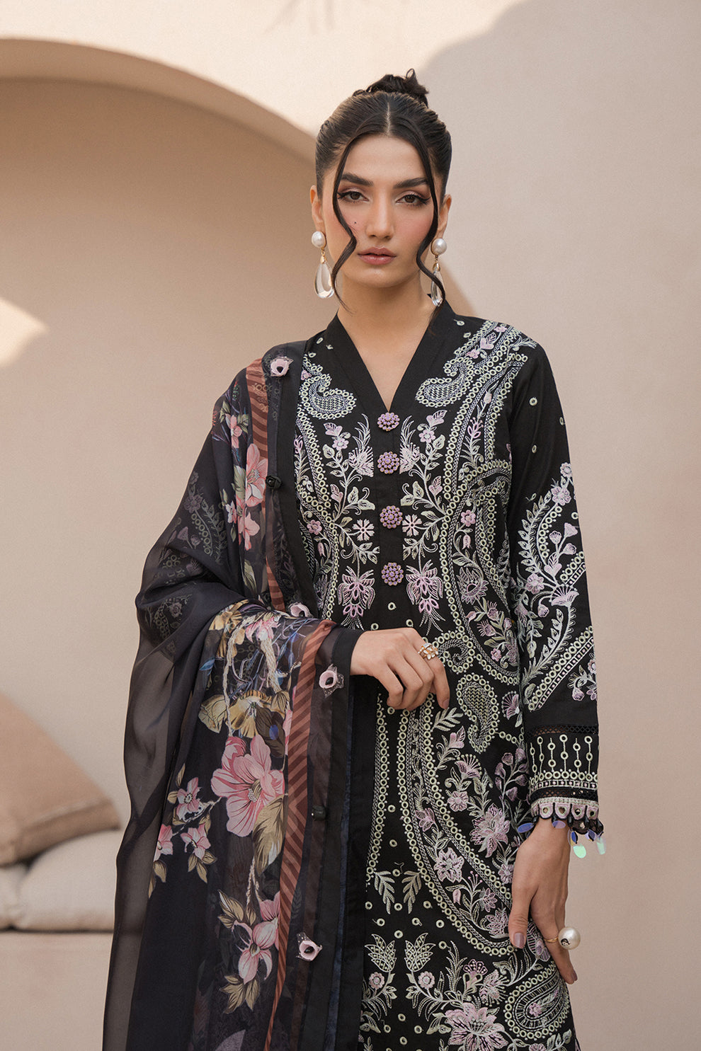 Neeshay | Symphony Luxury Lawn 24 | Celestial - House Of Hania