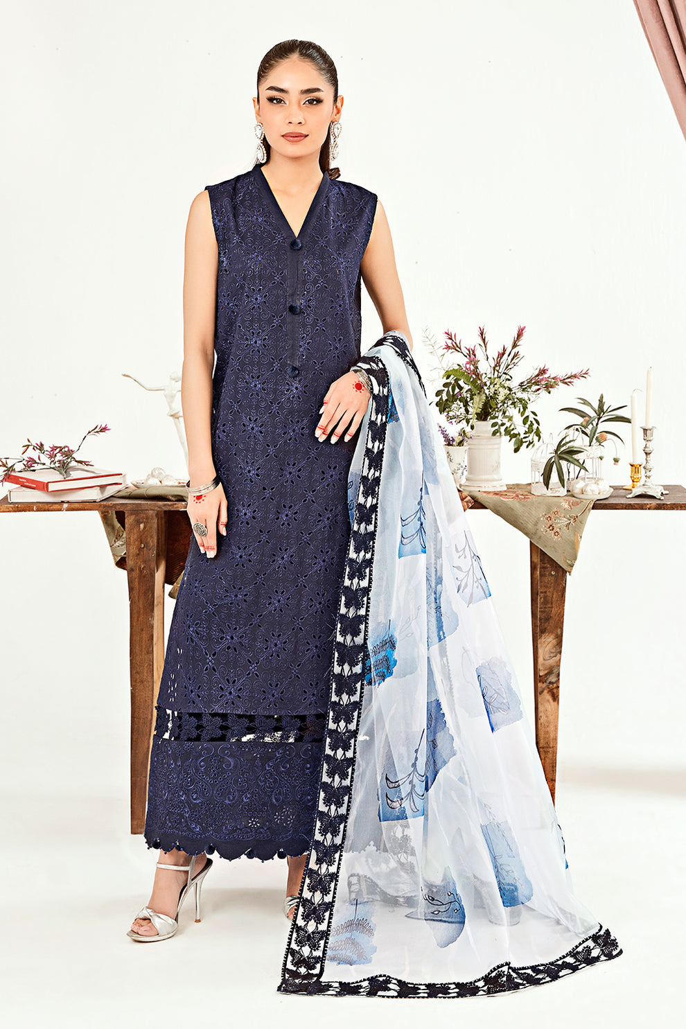 Neeshay | Zoella Lawn Collection | Elara - House Of Hania