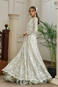 Net Embroidered Dress - House Of Hania