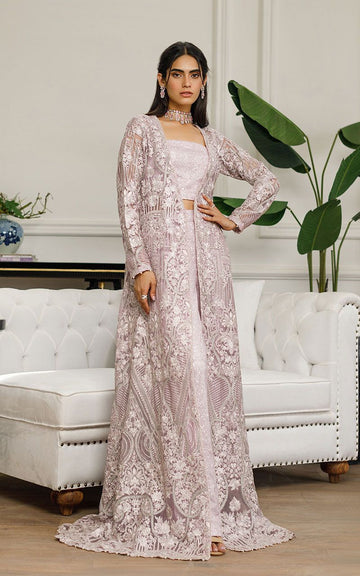 Net Embroidered Jacket - House Of Hania