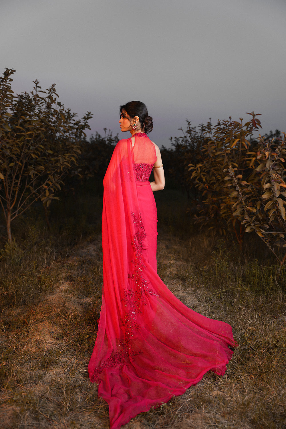 Nilofer Shahid | Verve Summer 24 | Radiant Rebel (Saree) - House Of Hania
