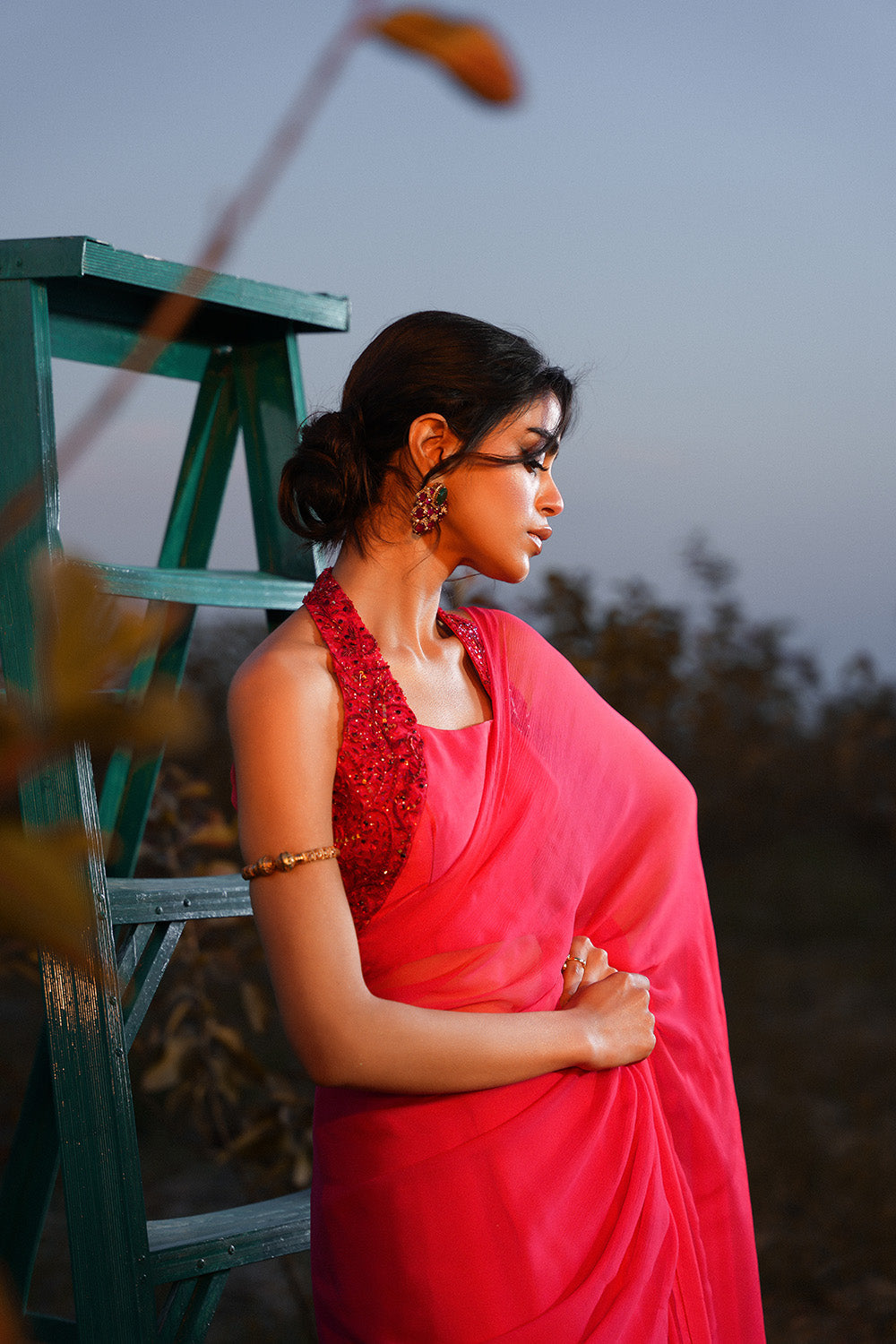 Nilofer Shahid | Verve Summer 24 | Radiant Rebel (Saree) - House Of Hania