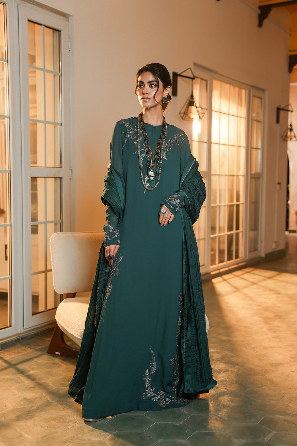 Nilofer Shahid | Verve Summer 24 | Sassy Spirit (3pc)  Verve SS 24 - House Of Hania