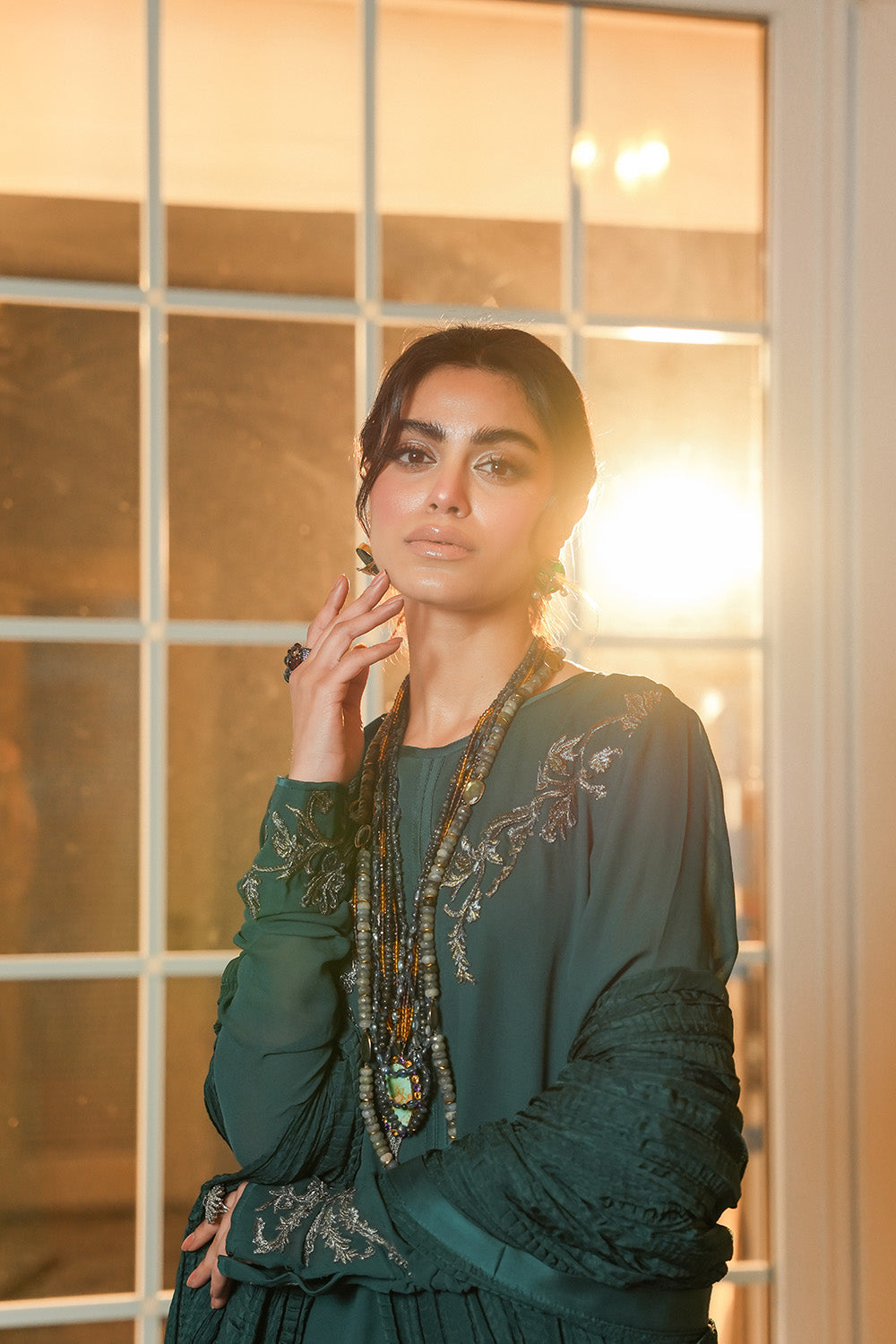 Nilofer Shahid | Verve Summer 24 | Sassy Spirit (3pc)  Verve SS 24 - House Of Hania