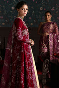 Niloufer by Mushq Embroidered Velvet 3Pc Suit MV23-06 ROXANA - House Of Hania