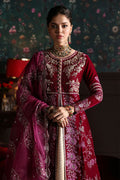 Niloufer by Mushq Embroidered Velvet 3Pc Suit MV23-06 ROXANA - House Of Hania