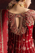 Niloufer by Mushq Embroidered Velvet 3Pc Suit MV23-08 FARAH - House Of Hania