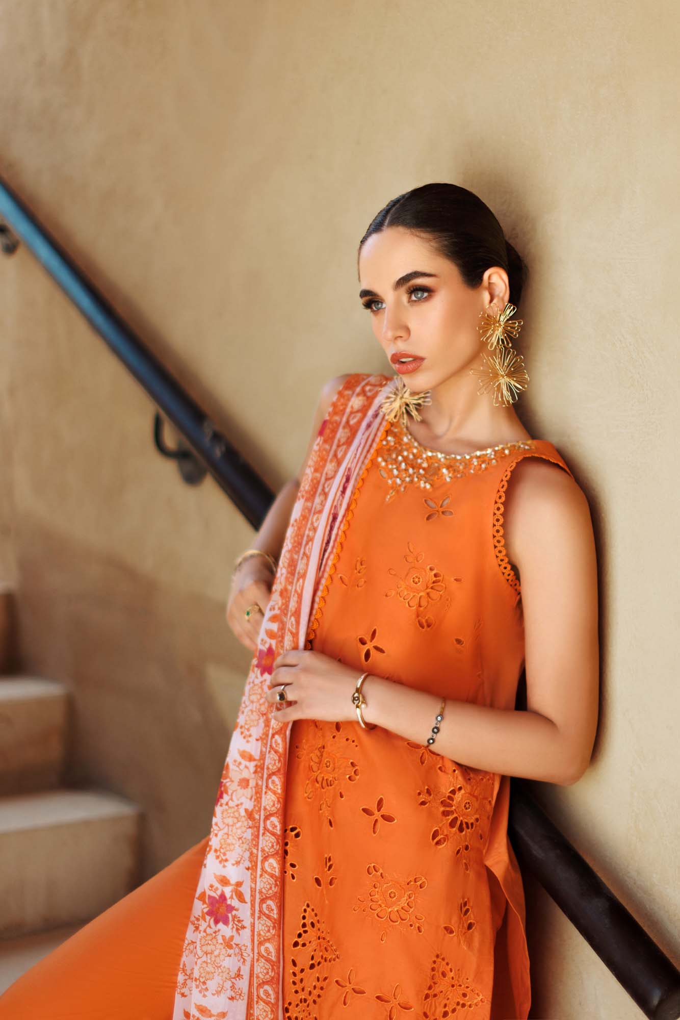 Noor By Saadia Asad | Eid Handwork Laserkari Lawn 24 | D11 - House Of Hania