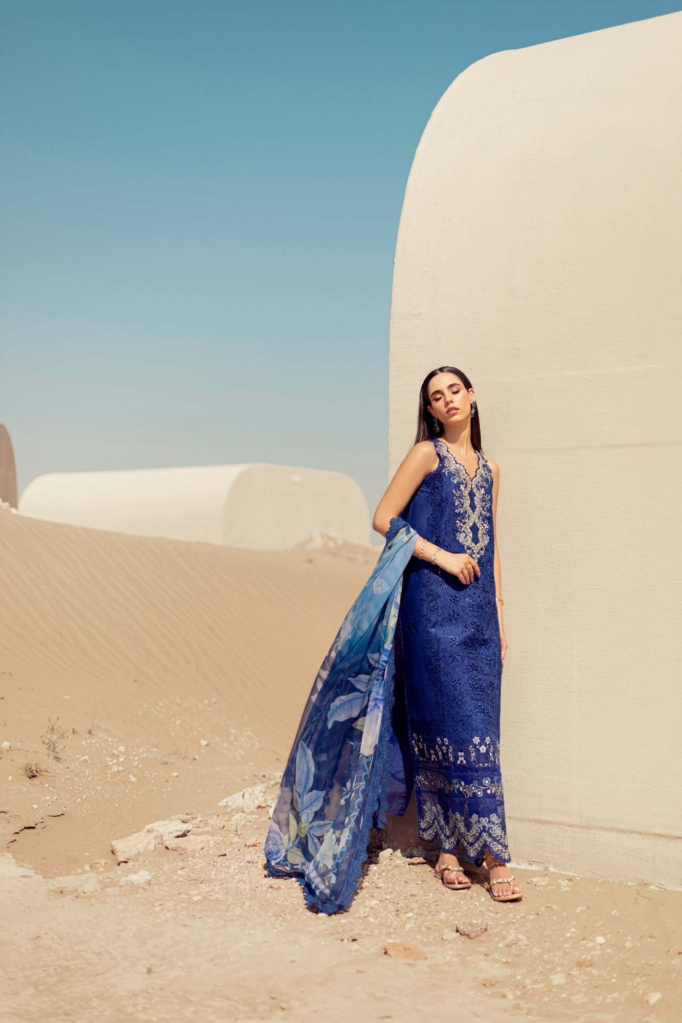 Noor By Saadia Asad | Eid Handwork Laserkari Lawn 24 | D12 - House Of Hania