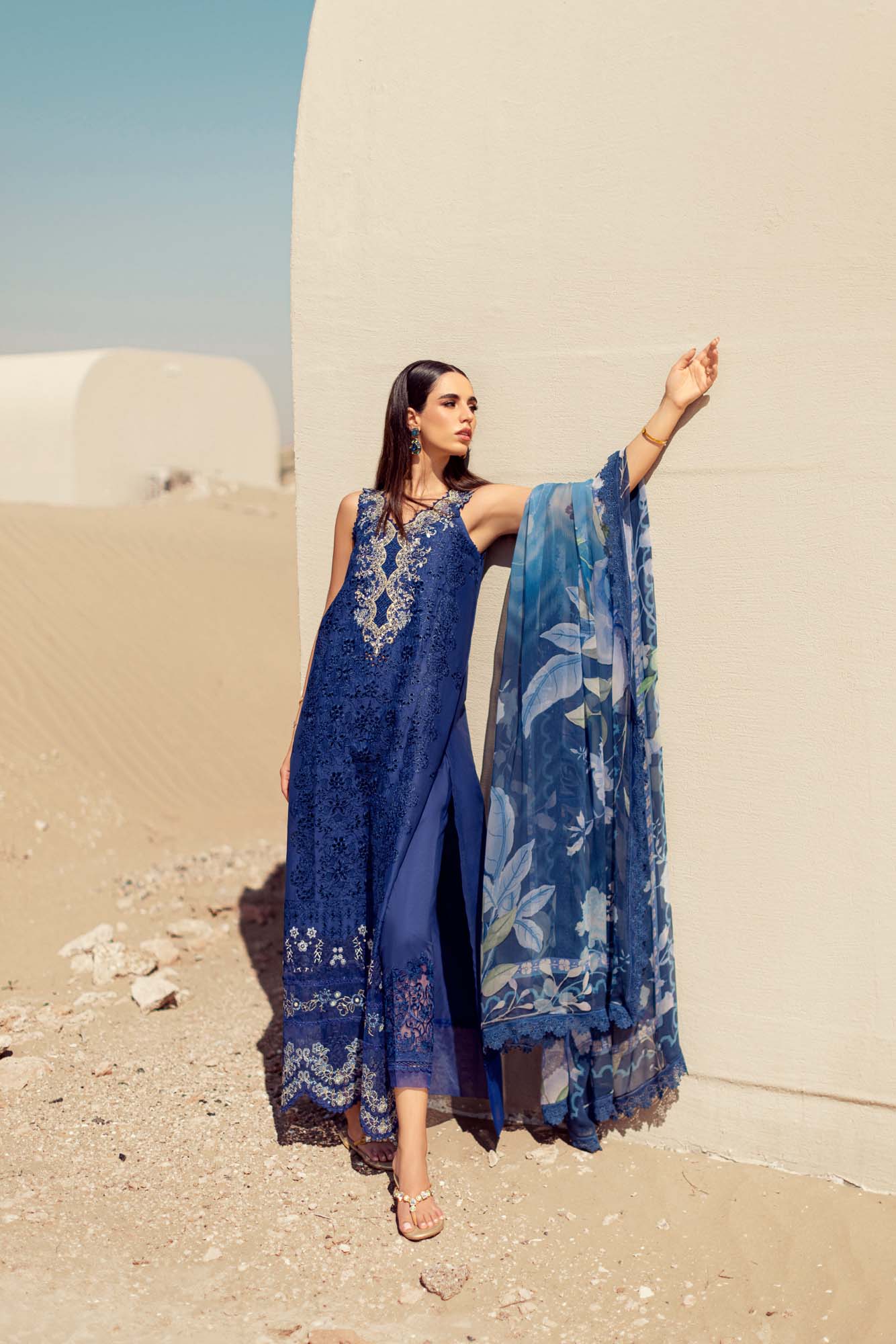 Noor By Saadia Asad | Eid Handwork Laserkari Lawn 24 | D12 - House Of Hania