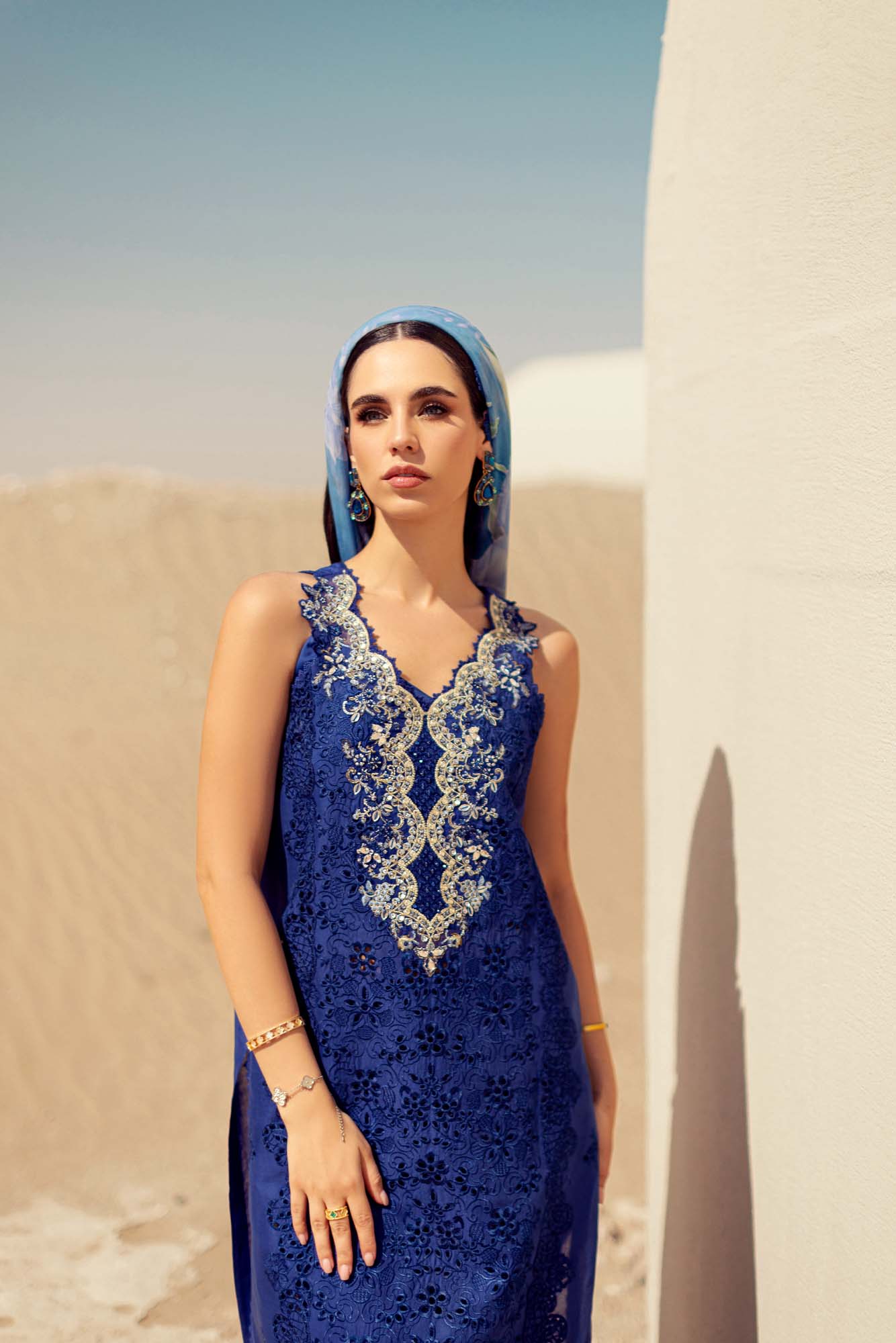 Noor By Saadia Asad | Eid Handwork Laserkari Lawn 24 | D12 - House Of Hania