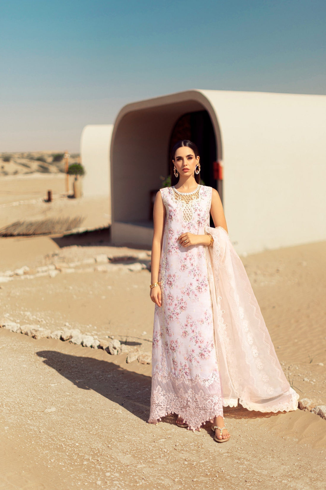 Noor By Saadia Asad | Eid Handwork Laserkari Lawn 24 | D5 - House Of Hania