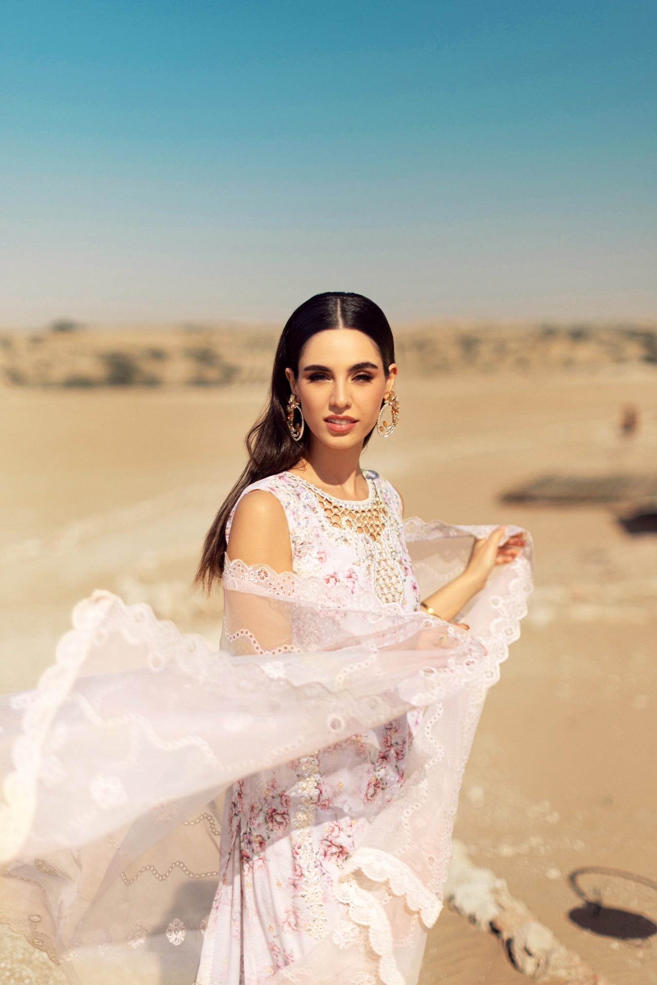 Noor By Saadia Asad | Eid Handwork Laserkari Lawn 24 | D5 - House Of Hania