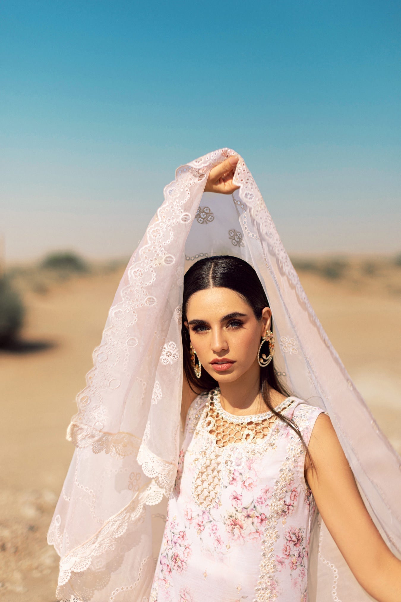 Noor By Saadia Asad | Eid Handwork Laserkari Lawn 24 | D5 - House Of Hania