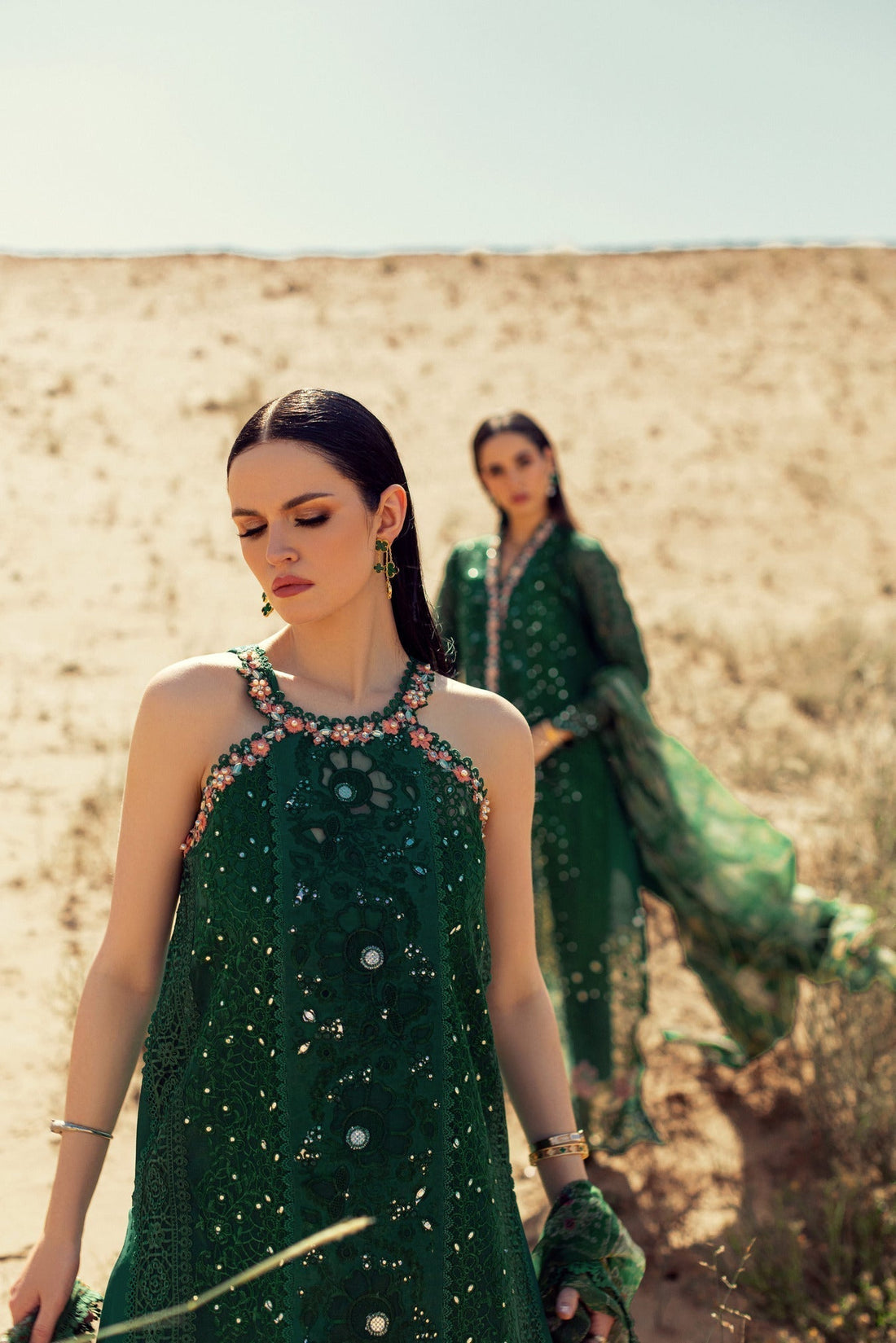 Noor By Saadia Asad | Eid Handwork Laserkari Lawn 24 | D8 - House Of Hania