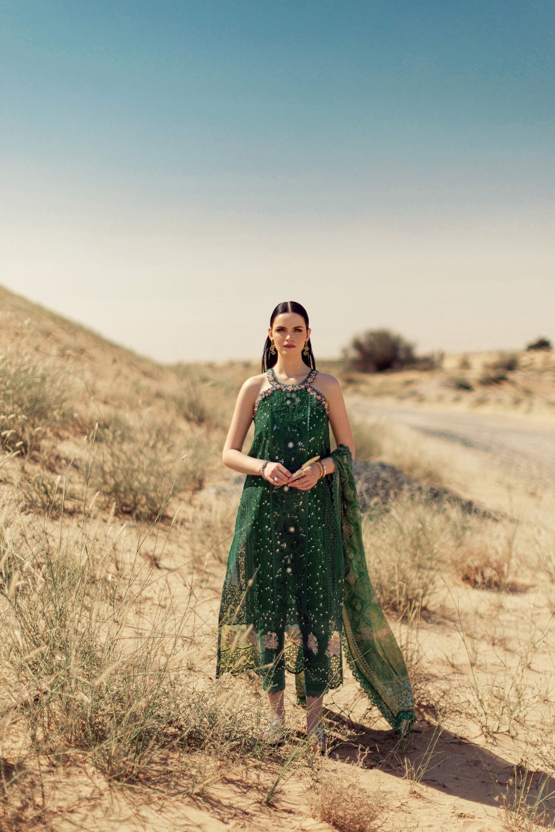 Noor By Saadia Asad | Eid Handwork Laserkari Lawn 24 | D8 - House Of Hania