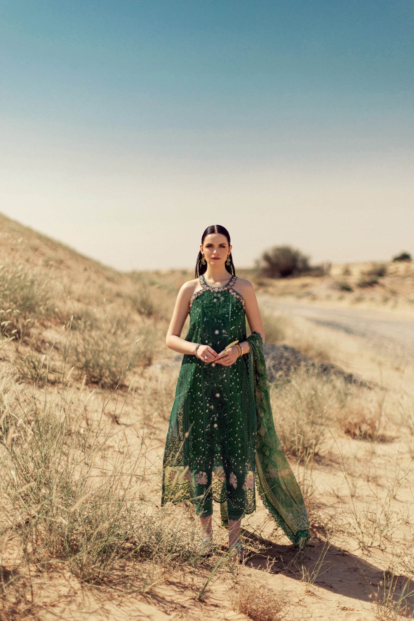 Noor By Saadia Asad | Eid Handwork Laserkari Lawn 24 | D8 - House Of Hania