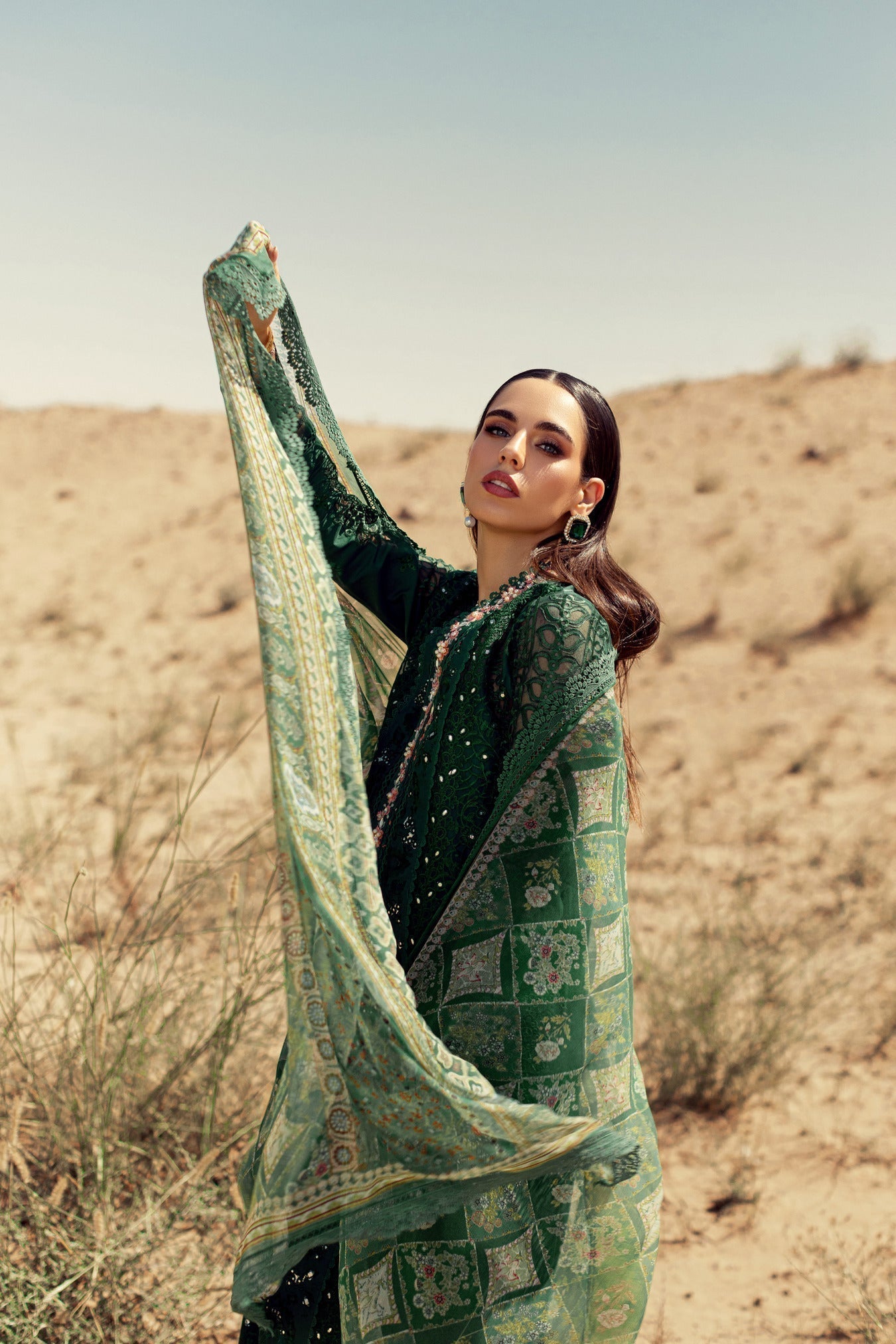 Noor By Saadia Asad | Eid Handwork Laserkari Lawn 24 | D8 - House Of Hania