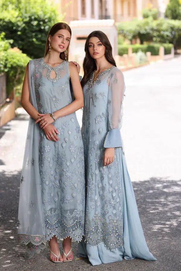 Noor by Saadia Asad | Chiffon Formals 23 | D1-Laira - House Of Hania