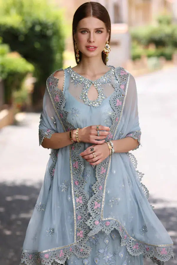 Noor by Saadia Asad | Chiffon Formals 23 | D1-Laira - House Of Hania