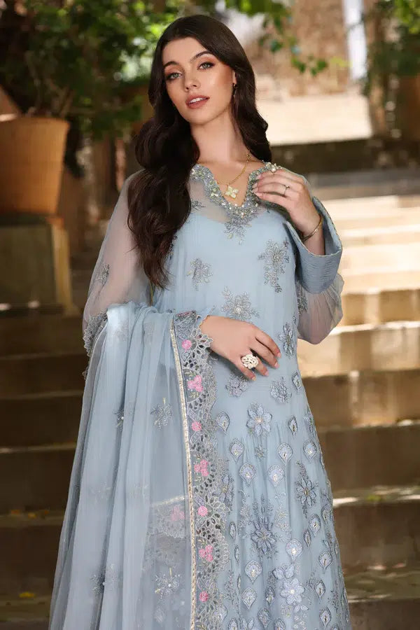 Noor by Saadia Asad | Chiffon Formals 23 | D1-Laira - House Of Hania