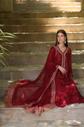 Noor by Saadia Asad | Chiffon Formals 23 | D3-Sirena - House Of Hania