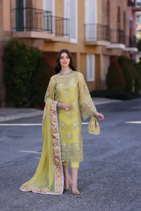 Noor by Saadia Asad | Chiffon Formals 23 | D4-Minali - House Of Hania