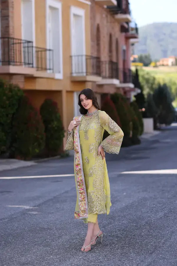 Noor by Saadia Asad | Chiffon Formals 23 | D4-Minali - House Of Hania
