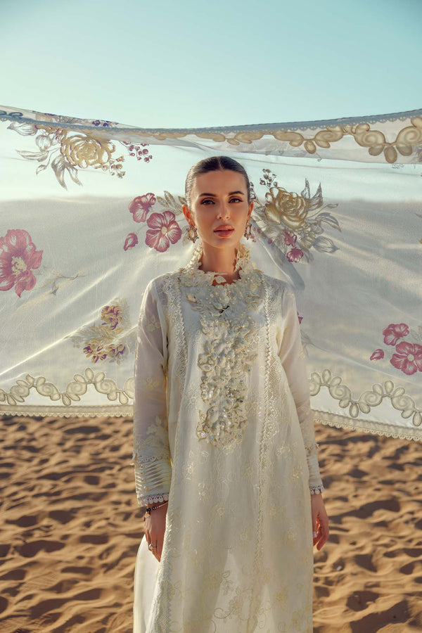 Noor by Saadia Asad | Eid Laserkari Lawn 24 | D2 - House Of Hania